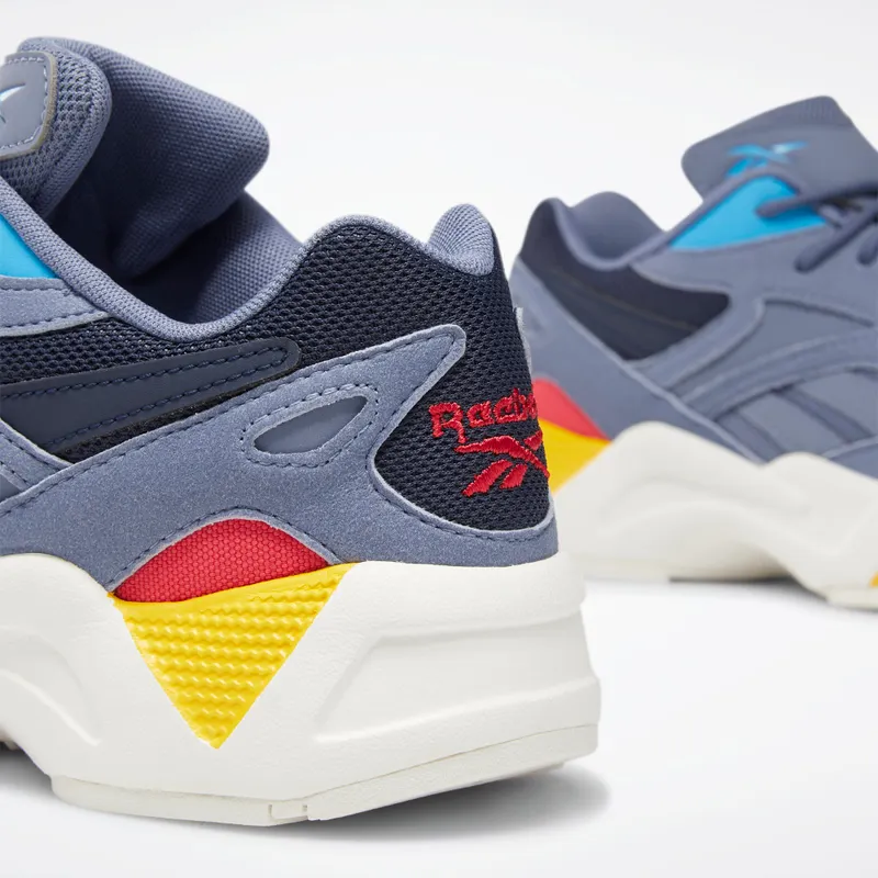 Reebok Aztrek 96 Shoes Indigo / Cyan / Pink