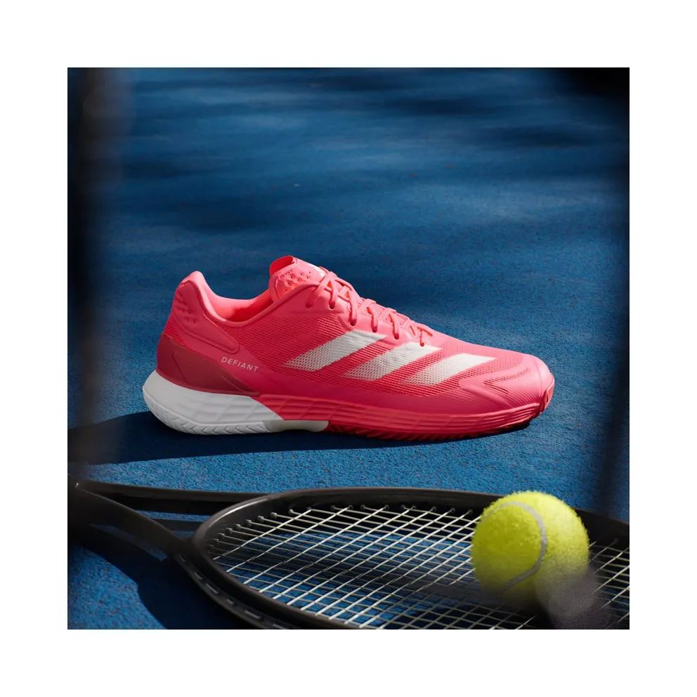 Adidas Defiant Speed 2 Tennis Shoes Lucid Red / Zero Metalic / Pure Ruby (IH3090)