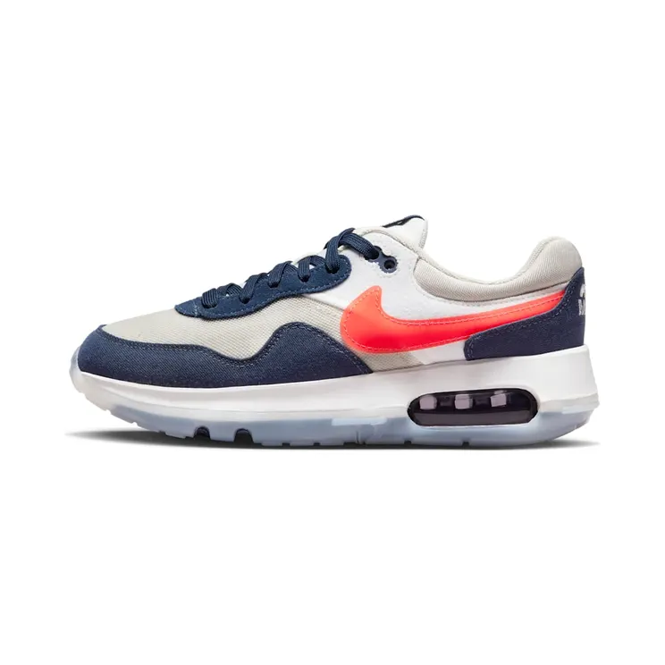 Nike Air Max Motif Grey “Light Bone / Midnight Navy / Summit White / Bright Crimson” (DH9388-004)