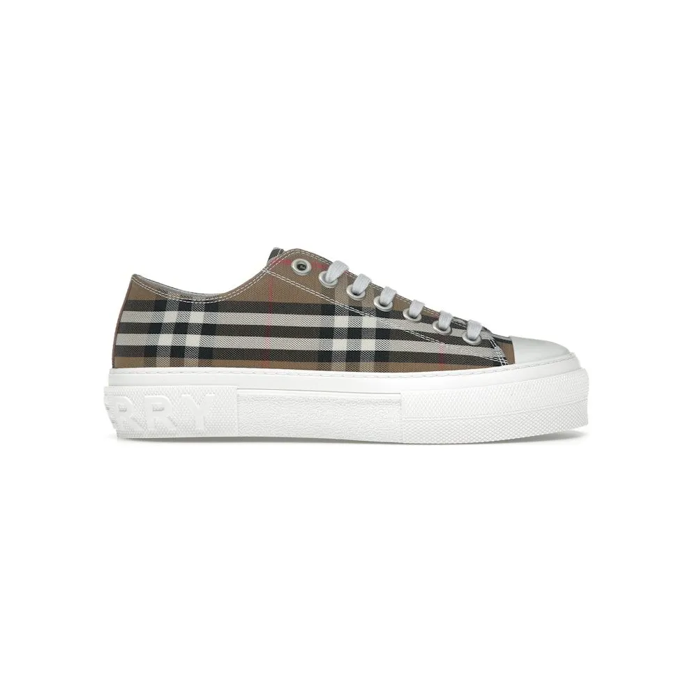 Burberry Low Top House Check Sneaker Taupe Brown (8094731)