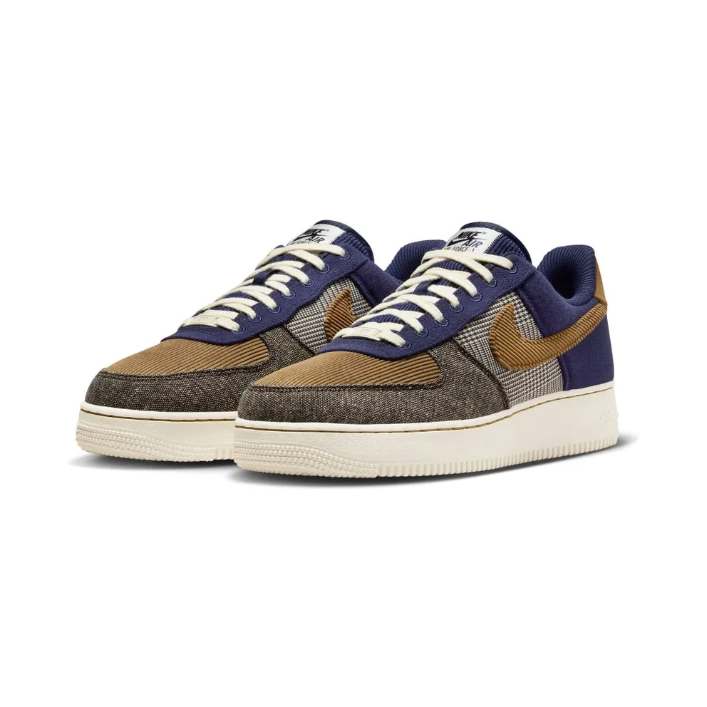 Nike Air Force 1 ’07 Premium Midnight Navy/Pale Ivory/Baroque Brown/Ale Brown (FQ8744-410)