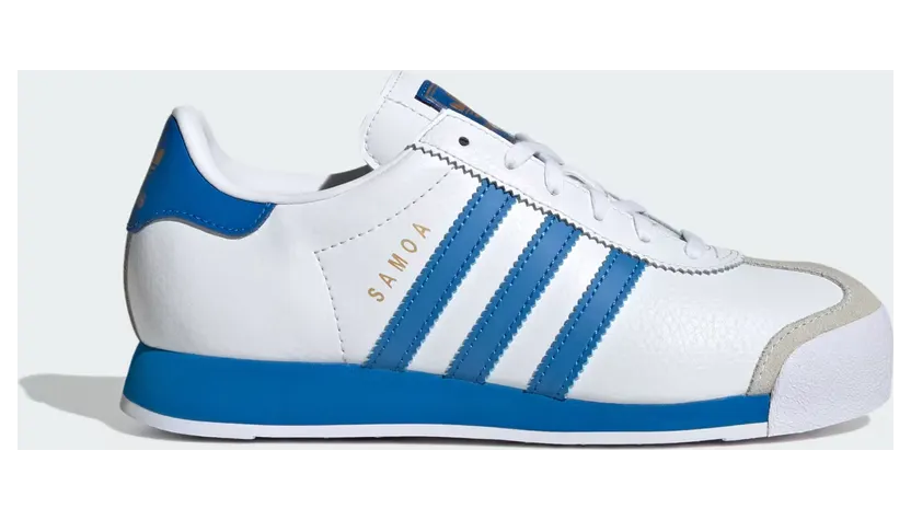 Adidas Samoa Cloud White / Blue Bird / Gold Metallic (JQ5092)