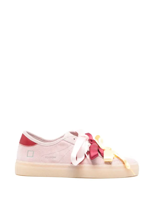 D.A.T.E. Tender Sneakers mit Schleife – Rosa (W441TEBWPK)