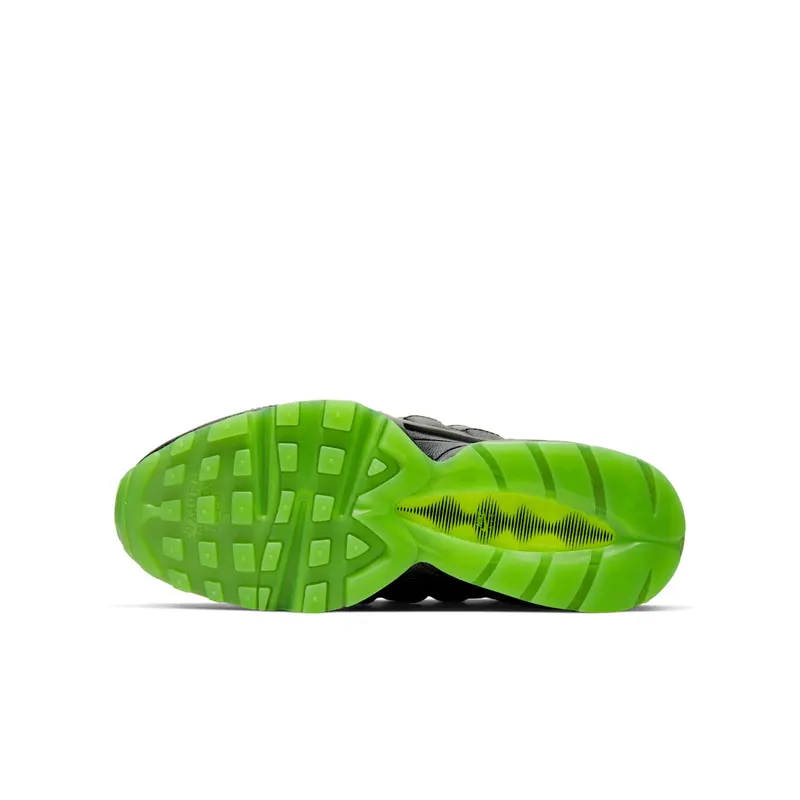 Nike Air Max 95 Black Gunsmoke Volt (GS) Black/Black/Gunsmoke (BQ4747-001)