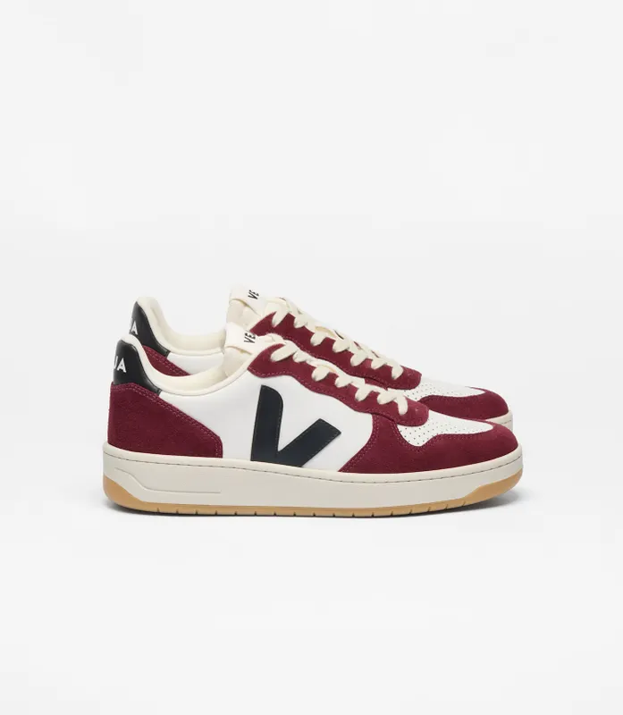 VEJA V-10 sneakers with suède vlakken – White (VI0220864B)