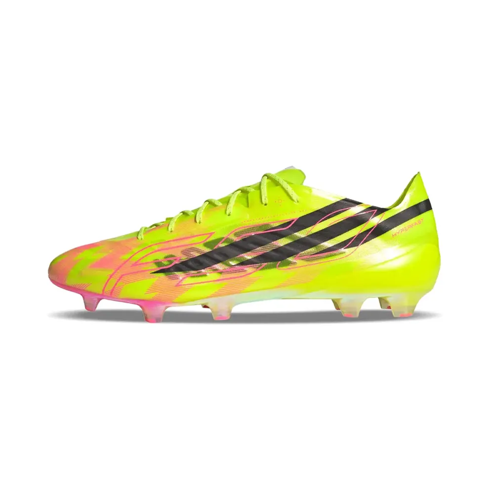 adidas F50 Hyperfast Evo Firm Ground Football Boots “Team Solar Yellow 2 / Core Black / Solar Turbo” (KJ6106)