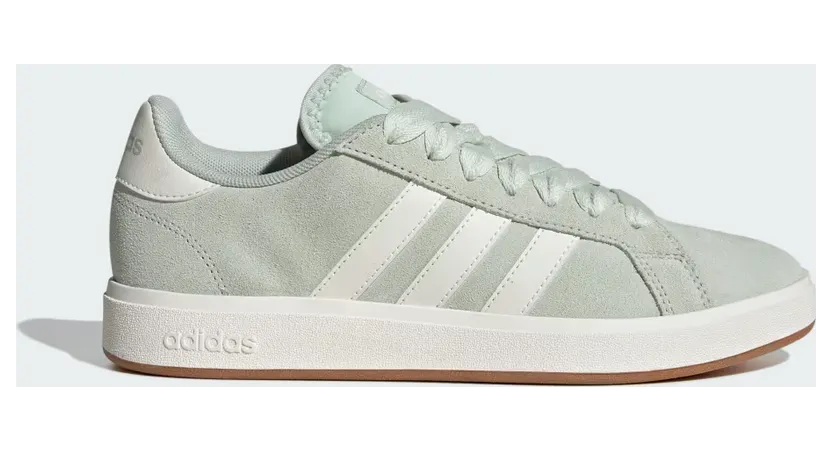 Adidas Grand Court Base 00s Linen Green / Core White / Gum (IH1685)