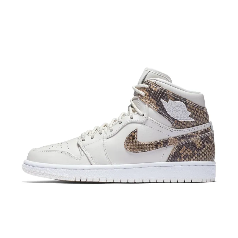 Jordan 1 Retro High White Snake (W) Phantom/White (AH7389-004)