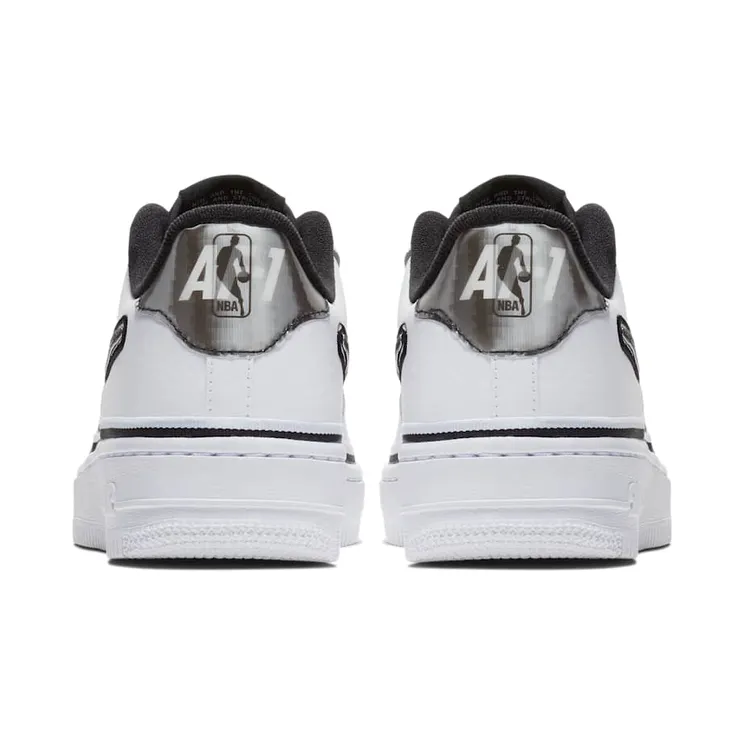 Nike Air Force 1 Low NBA White Black (GS) “White / Black” (AR0734-100)