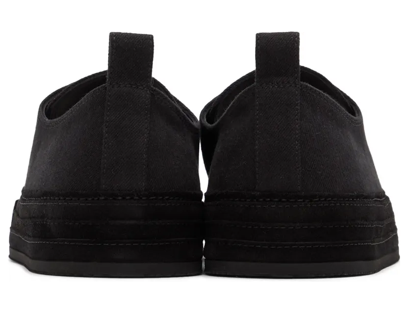 Ann Demeulemeester Black Denim Gert Sneakers (2201-W-N03-185-099) (2)