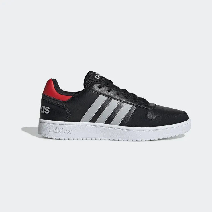 Adidas Neo Hoops 2.0 ‘Black Active Red’ Core Black/Grey Two/Active Red (EE7800)