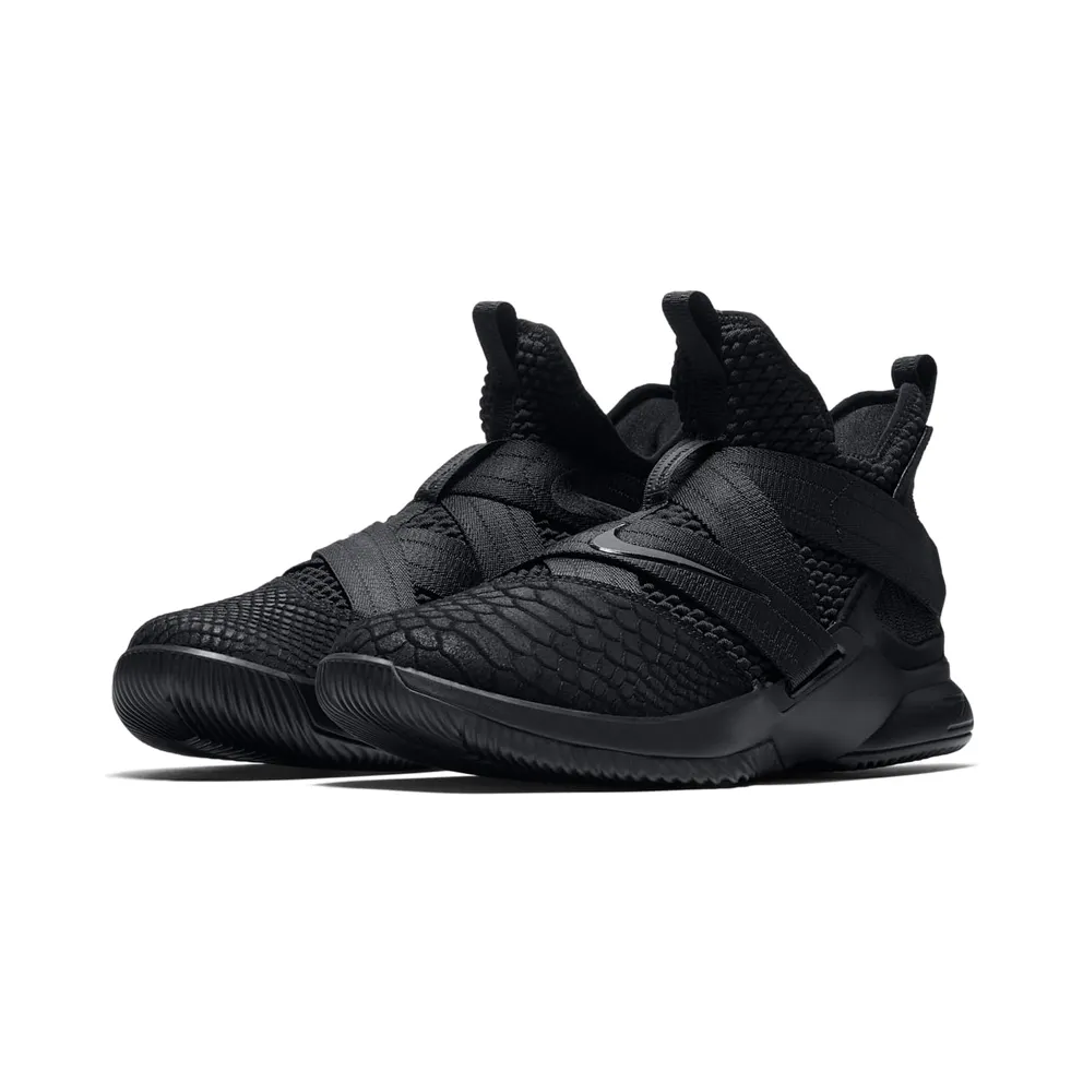 Nike LeBron Soldier 12 Triple Black Black/Black-Black (AO4054-003)