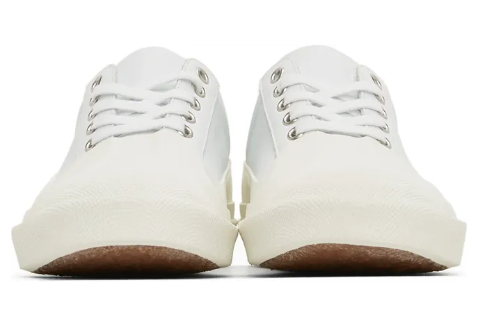 Dries Van Noten White Calfskin Low-Top Sneakers (MS27/131 QU132) (2)
