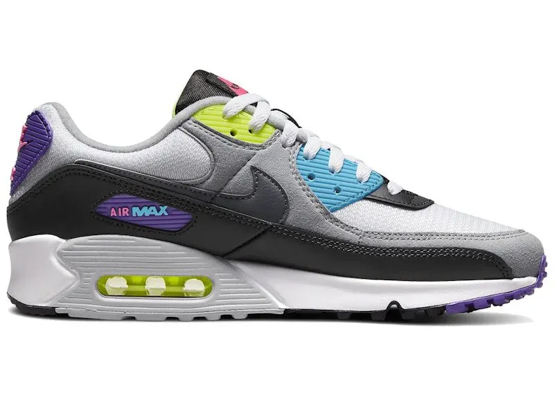 Nike Air Max 90 Laser Blue Volt Purple (DR9900-100)
