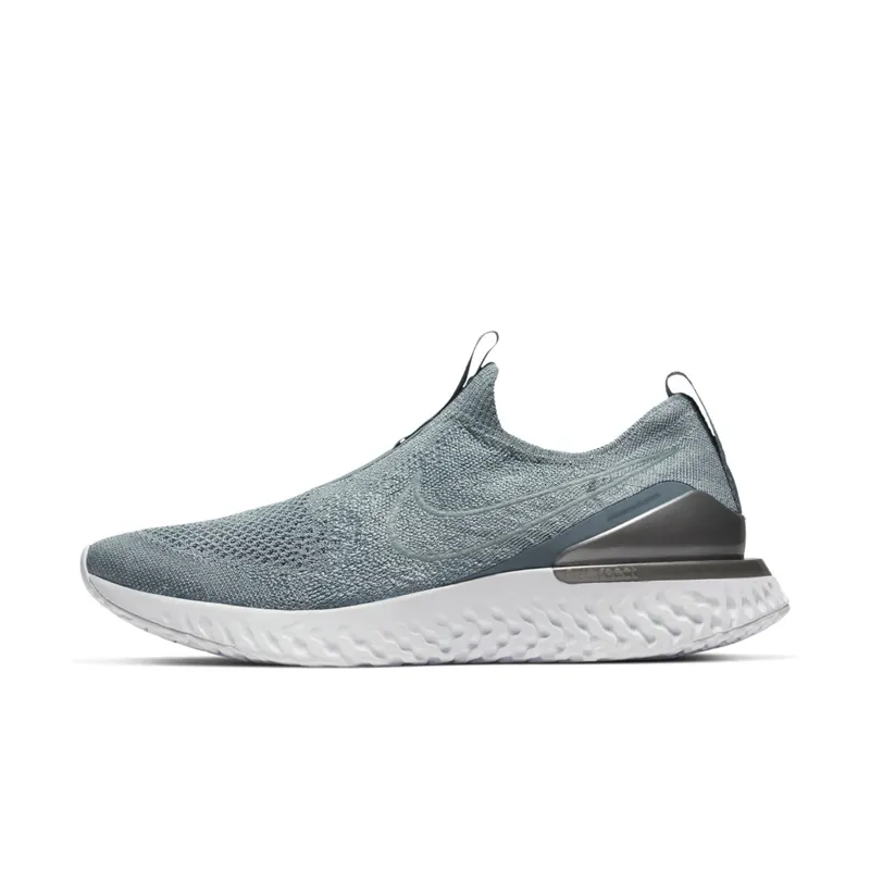 Nike Epic Phantom React Flyknit Aviator Grey (W) Aviator Grey/Metallic Silver-White-Aviator Grey (BV0415-005)