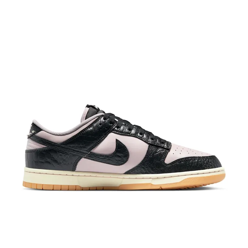 Nike Dunk Low “Black Platinum Violet Croc” (HF9191-001)