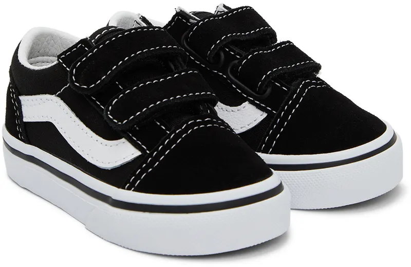 Vans Baby Black Old Skool V Sneakers (VN000D3YBLK1)