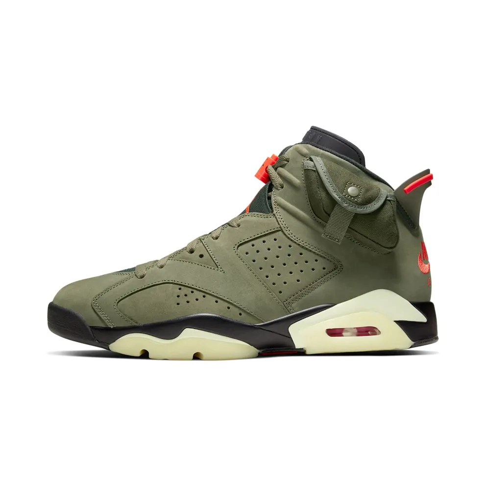 Air Jordan x Travis Scott Cactus Jack Nike AJ VI 6 ‘Medium Olive’ (2019) (CN1084-200)