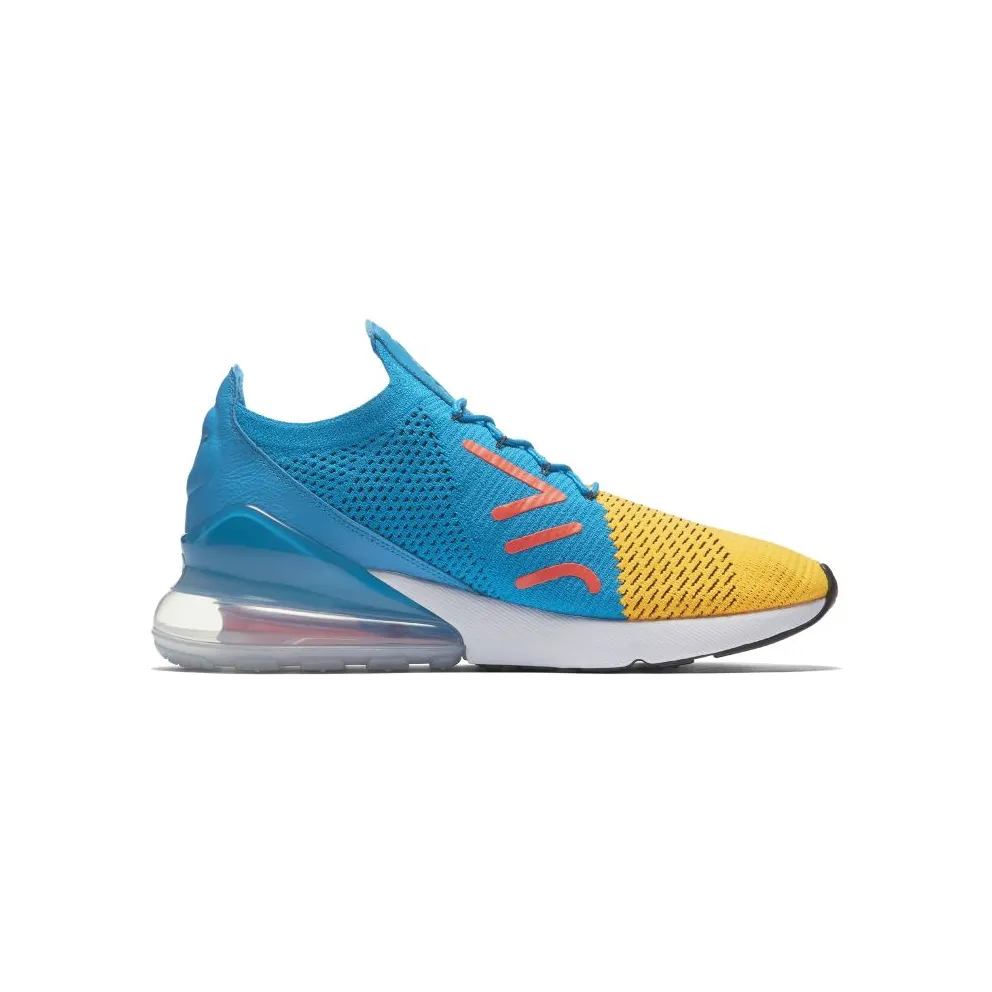 Nike Air Max 270 Flyknit Laser Orange Blue Orbit Laser Orange/Black-Blue Orbit (AO1023-800)