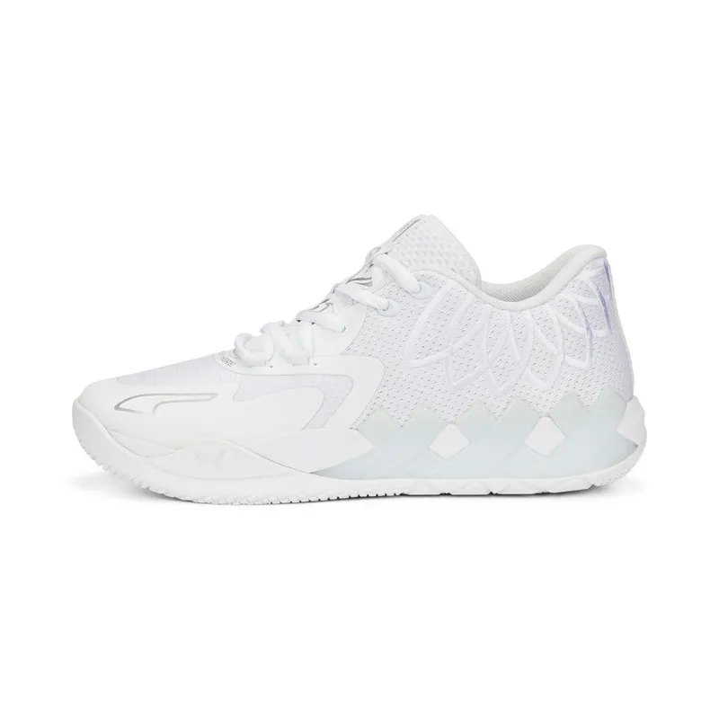 Puma MB.01 Lo Basketball Shoes Silver/White (376941-04)