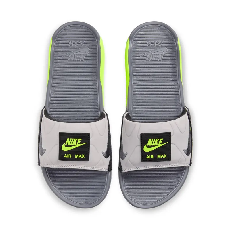 Nike Air Max 90 Slide Smoke Grey Volt Black (W) Smoke Grey/Volt-Black-Smoke Grey (CT5241-001)