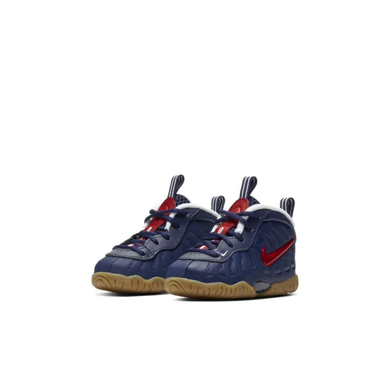 Nike Air Foamposite Pro Blue Void University Red (TD) Blue Void/Gum Light Brown-White-University Red (843769-405)