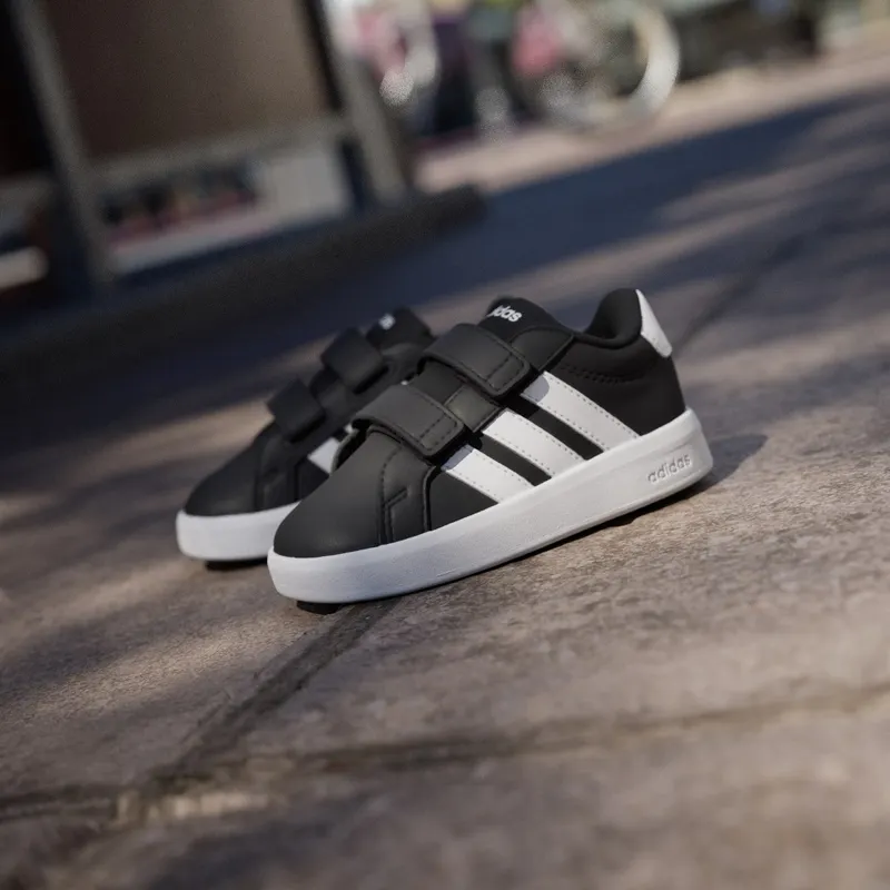 Adidas Grand Court 3.0 Peuters Core Black / Cloud White / Cloud White (HP3535)