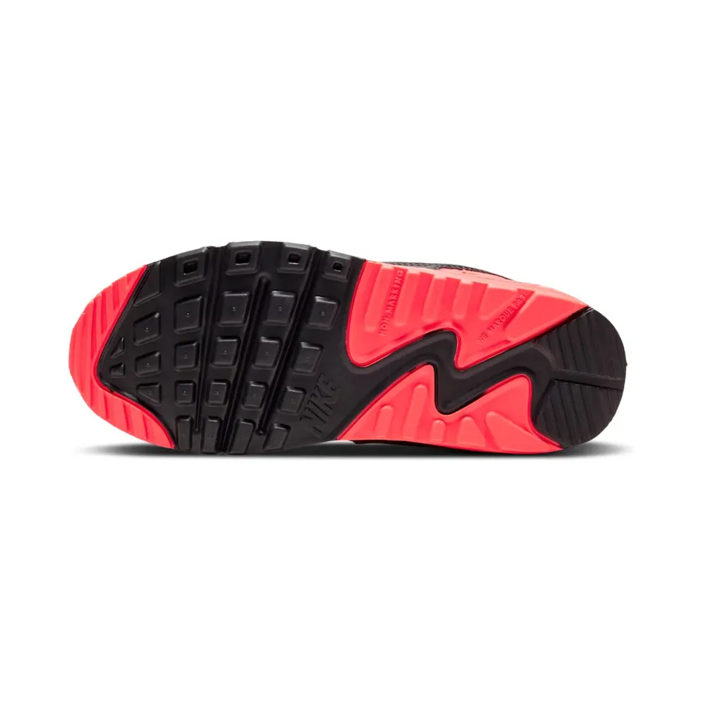 Nike Air Max 90 Infrared 2020 (GS) White/Black-Cool Grey-Radiant Red (DC8334-100)