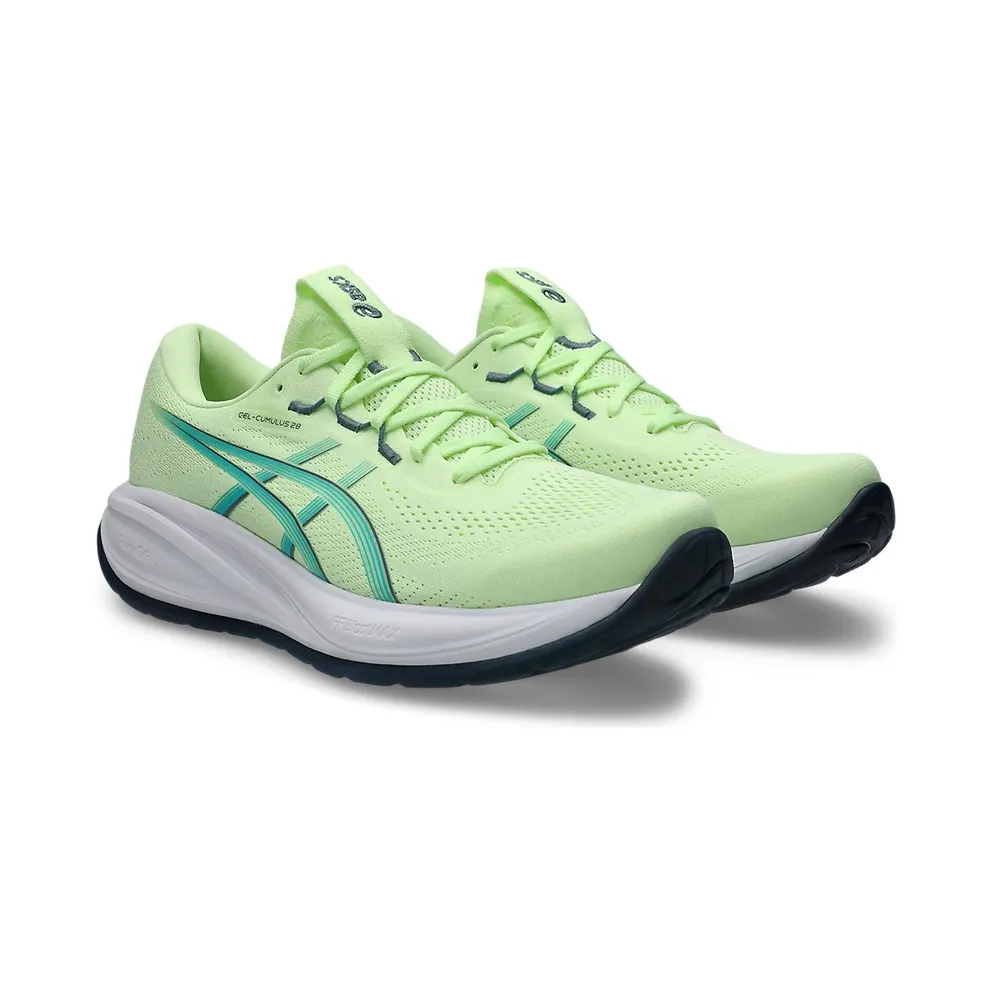 ASICS GEL-CUMULUS 28 “Illuminate Yellow / Energy Aqua” (1011C143-750)