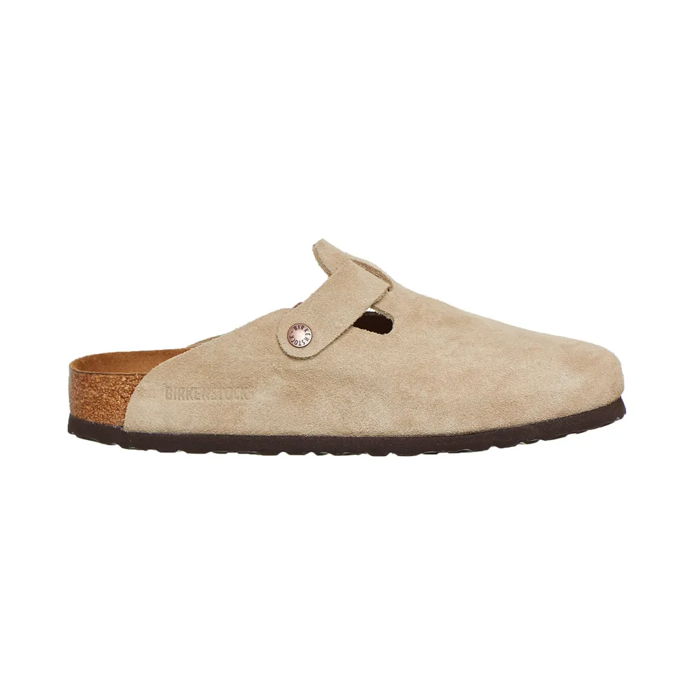 Birkenstock Boston Soft Footbed Suede Taupe (0560771)