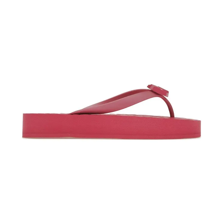 Gucci Chevron Thong Sandal Pink Rubber (655463 J8710 5609)
