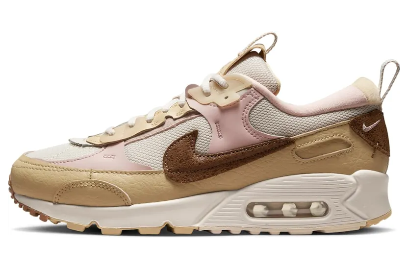Nike Air Max 90 Futura Neapolitan “Light Orewood Brown / Sesame / Pink Oxford / Archaeo Brown” (DZ4704-100)