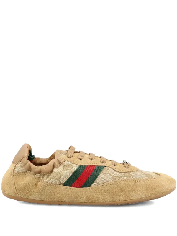 Gucci Shift GG sneakers – Beige (857963AAF10)