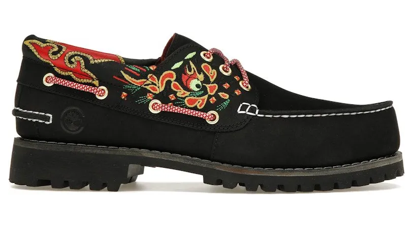 Timberland 3-Eye Classic Lug Handsewn Boat Shoe CLOT Black (TB0A5Z1H001-BLK)