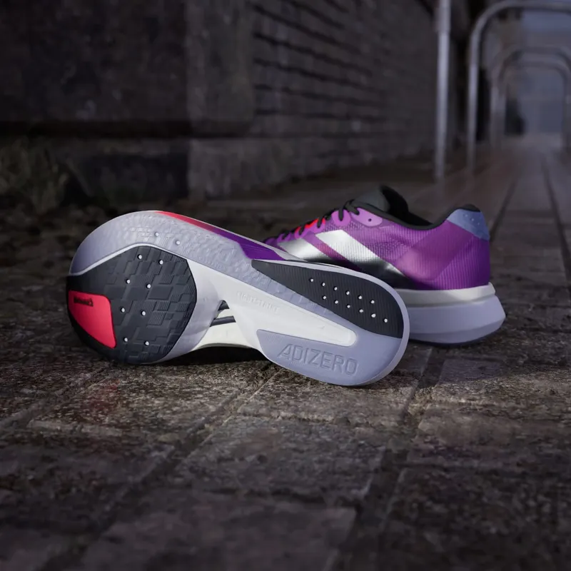 adidas Adizero Boston 13 Purple Burst Silver Metallic (JS4943)