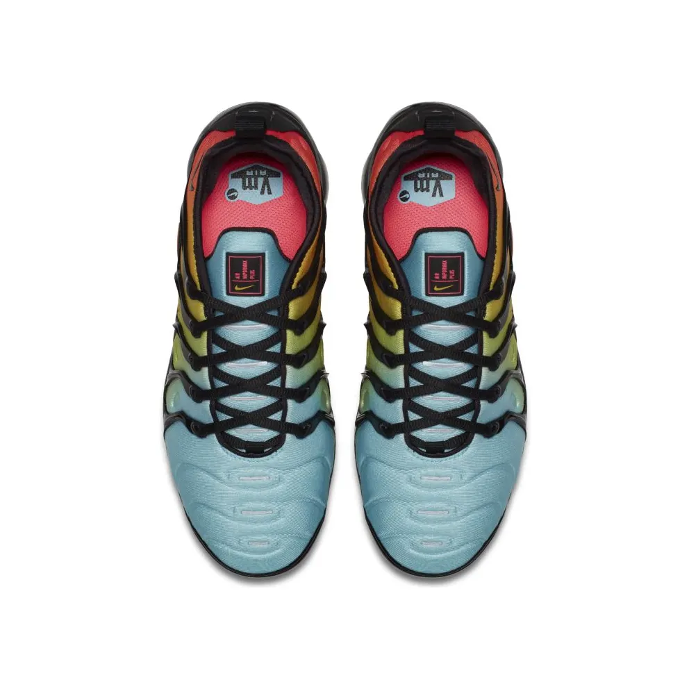 Nike Air VaporMax Plus Bleached Aqua (W) Black/Black-Bleached Aqua-Vivid Sulfur (AO4550-002)