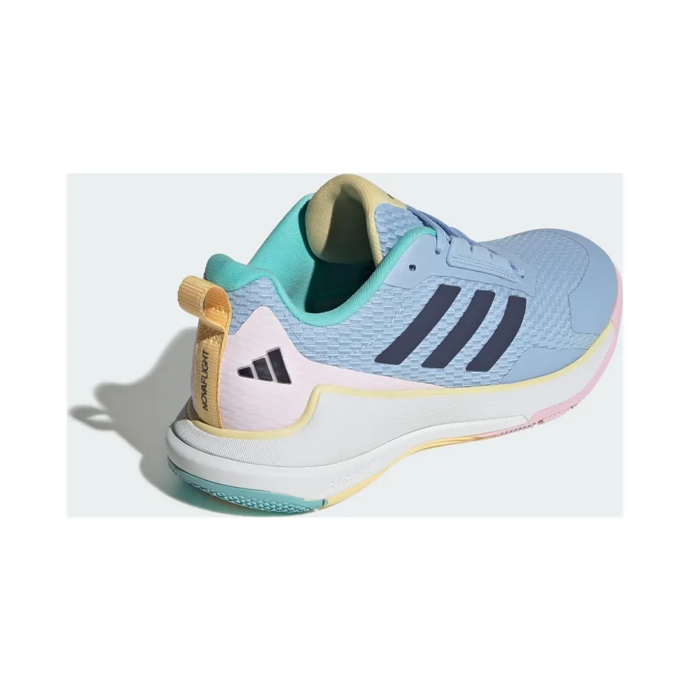 adidas Novaflight 2 Indoor Glow Blue Shadow Navy Core Black (JQ3601)