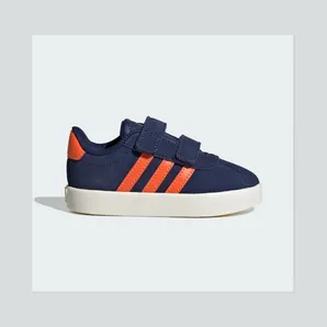 adidas VL Court 3.0 “Dark Blue / Impact Orange / Gold Metallic” (JR2217)