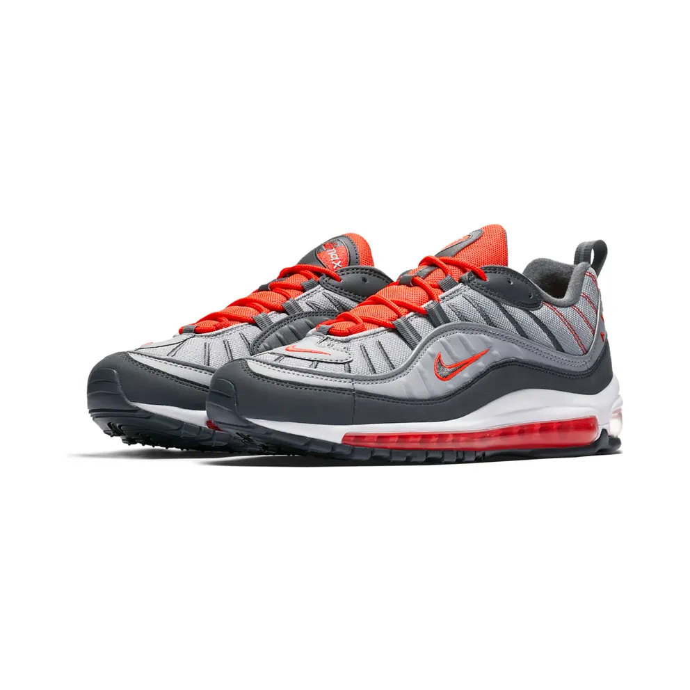 Nike Air Max 98 Wolf Grey Total Crimson (640744-006)