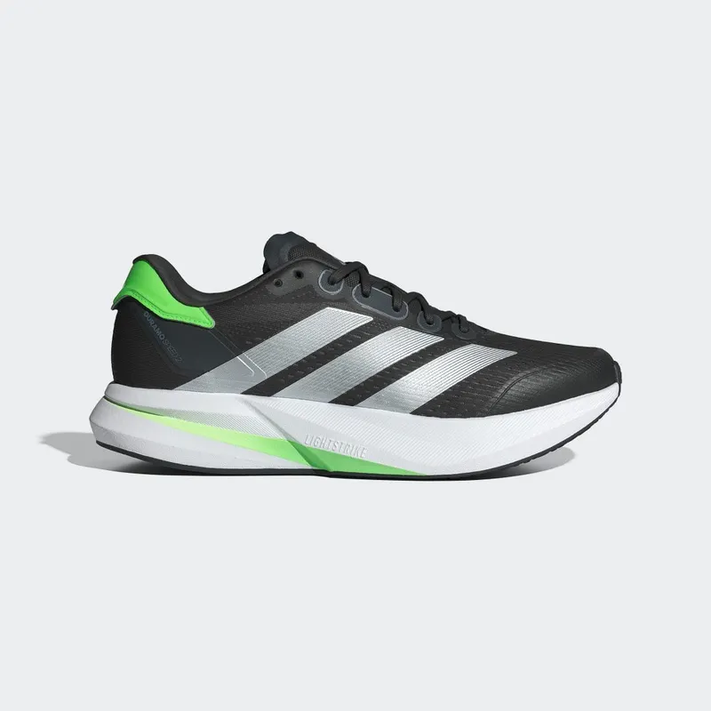 Adidas Duramo Speed 2 Running Shoes Carbon / Matte Silver / Lime Burst (JP9224)