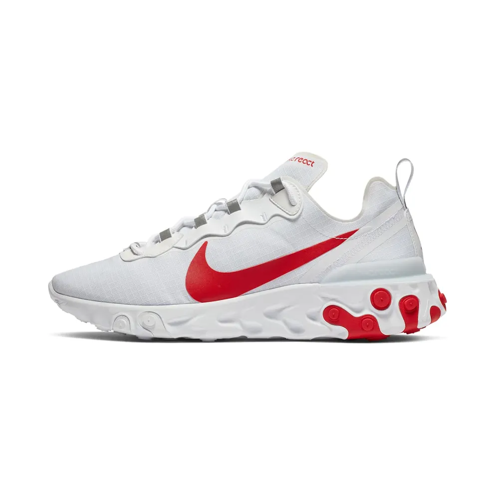 Nike React Element 55 White Red (BQ6167-102)
