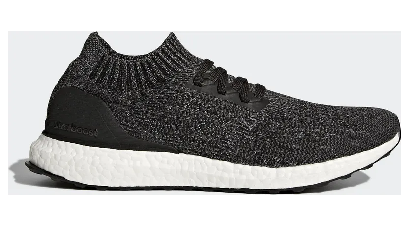 adidas Ultra Boost Uncaged Black Grey Three