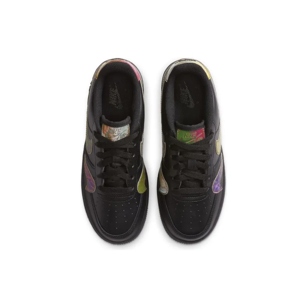 Nike Air Force 1 Low Misplaced Swooshes Black Multi Black/Reflect Silver (CZ5890-001)