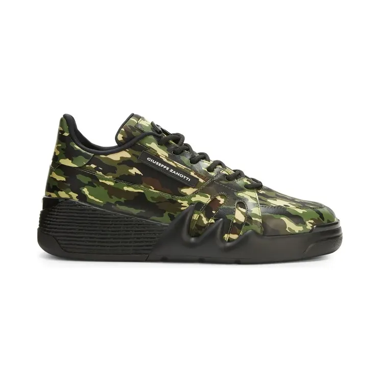 Giuseppe Zanotti Talon low-top met camouflageprint “Green” (RU20055001)