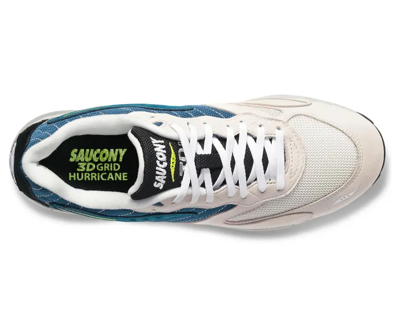 Saucony 3D Grid Hurricane Cream Blue (S70670-2)