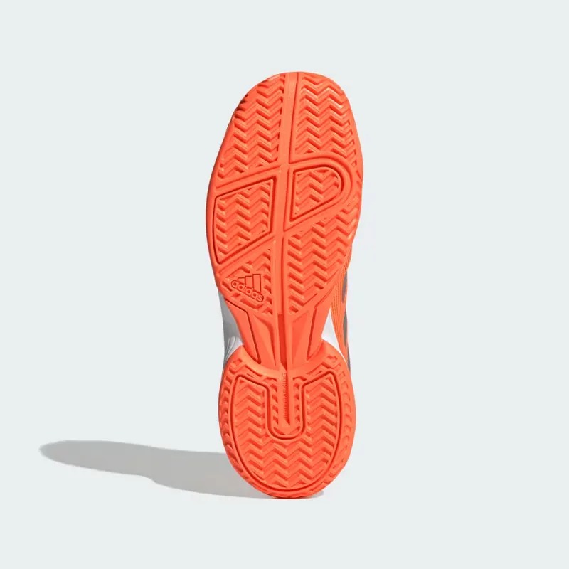 adidas Ubersonic Tennis Shoes Kids “Lucid Orange / Silver Metallic / Cloud White” (JR4509)