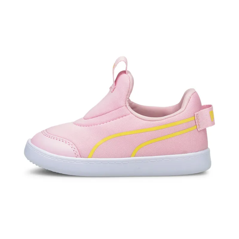PUMA Courtflex V2 Slip-On Babies’ Pink Lady/Celandine (374859-03)