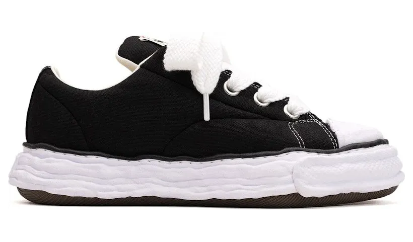 Maison Mihara Yasuhiro Peterson 23 OG Sole Padded Canvas Low Black White (A14FW723-BLKWHT)