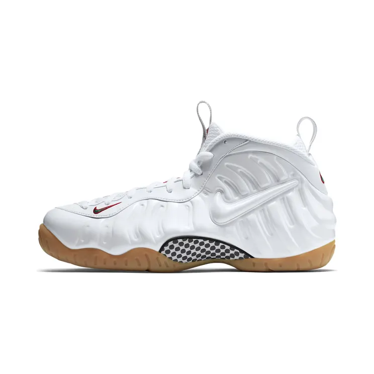 Nike Air Foamposite Pro White Gucci “White / Gym Red / Gorge Green” (624041-102)