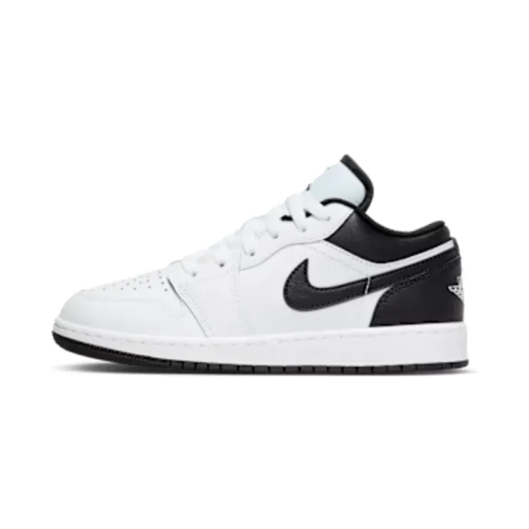 Air Jordan 1 Low GS “White / Black” (553560-132)
